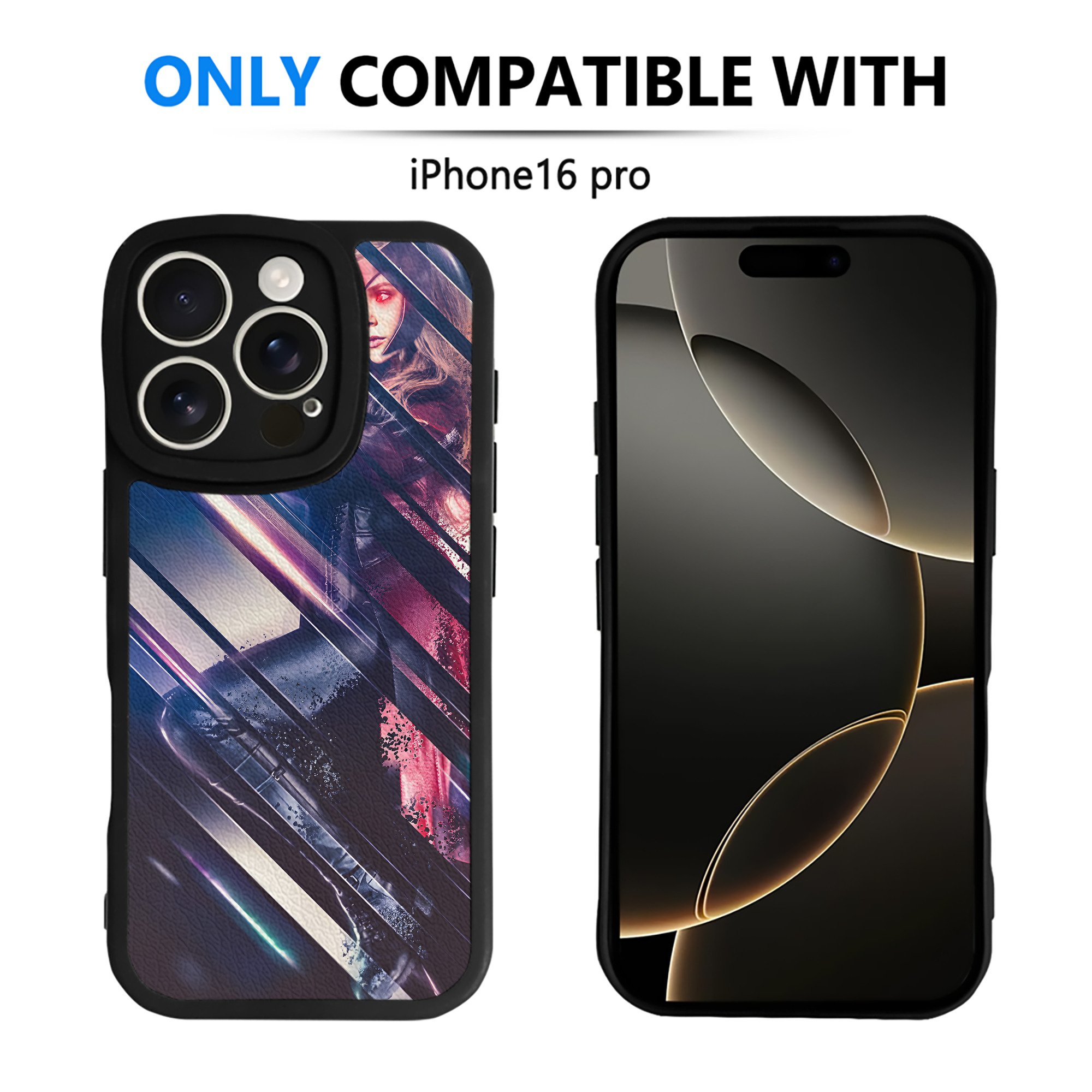 （画像用） アベンジャーズ The Avengers 【iPhone 16シリーズ対応】シリコンスマホケース（レザー調） 材質：シリコン